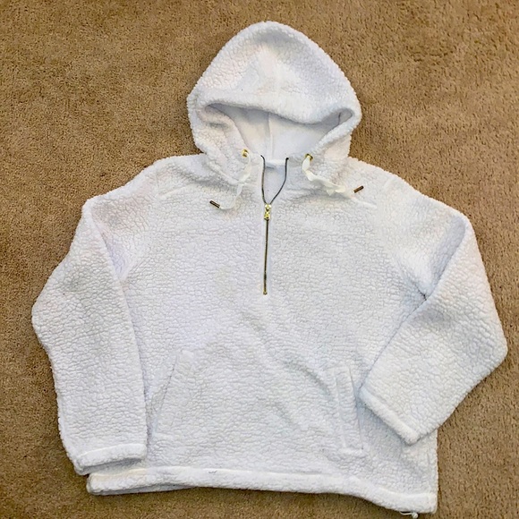 White Sherpa Jacket - Picture 1 of 4